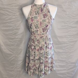 Sunday Mi Amor Floral Halter Neck Dress